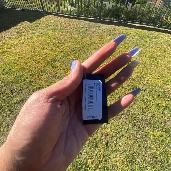 BEBE gray card holder - Picture 8 of 10